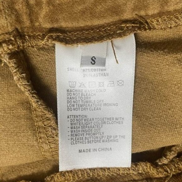 Brandy Melville Faux Suede Mini Skirt Size Small Boho Y2K Soft Stretch - Picture 8 of 10